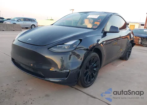 2024 Tesla Model Y Long Range Dual Motor All-Wheel Drive from USA, damaged, VIN 7SAYGDEEXRA274184